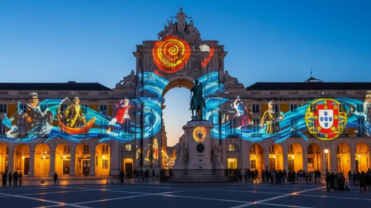 O Espetáculo de Video mapping em Lisboa que Vai Iluminar a Praça do Comércio